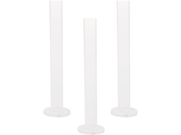 Organizador de acrílico transparente Toddmomy para adesivos decorativos e rolos de papel Embrulho, 3 peças.