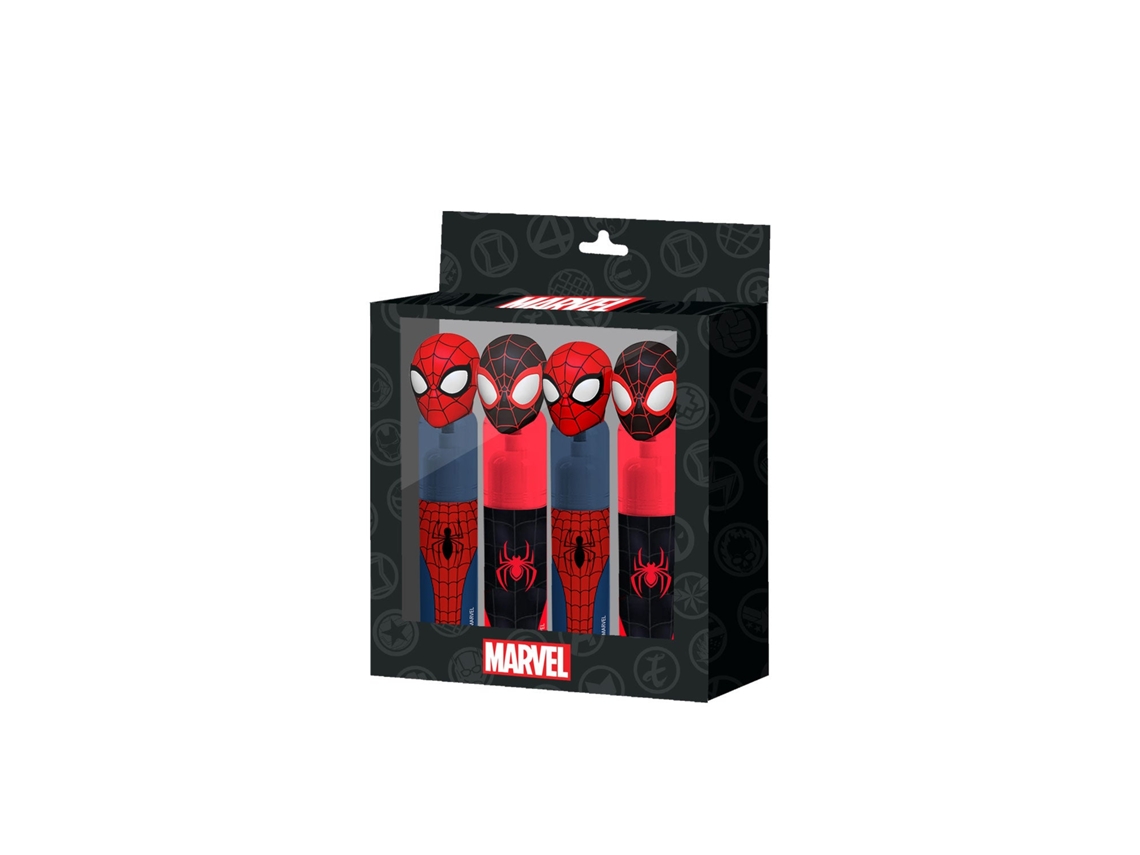 Pacote De 4 Marcadores - Spiderman Peter - Vermelho - Tamanho Único