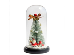 Árvore de Natal em Domos de Vidro Mini Árvore Iluminada de Mesa NEVEANCE