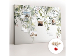 Quadro De Cortiça Com Impressão Natureza Em Flor Para A Sala De Estar Espelharte (140x100 Cm)