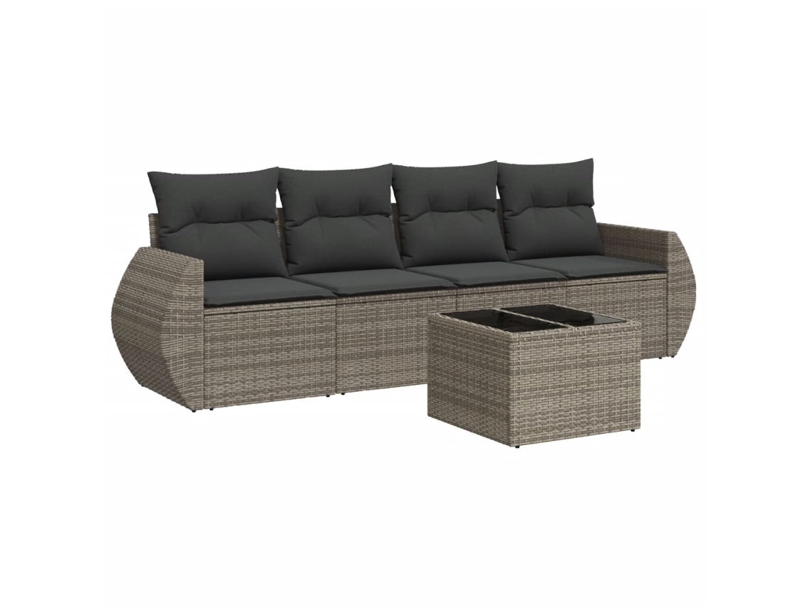 Garden Sofa Set, Garden Sofa Sets Vidaxl Cinzeto Rattan / Vime (n/a)