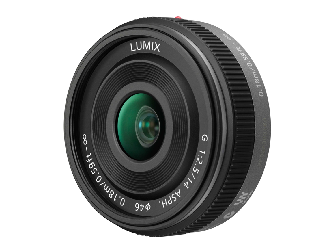 Objetiva LUMIX 14mm F2.5, 46mm (Encaixe: Micro 4/3 - Abertura: f/22 - f/2.5)