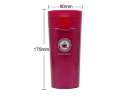 Caneca Térmica De Aço Inoxidável 304, 380ml, Parede Dupla, À Prova De Vazamentos, Ideal Para Viagens Ou Como Presente.