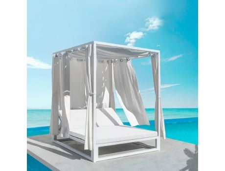 Cama de Exterior DUDECO (Alumínio - Branco)