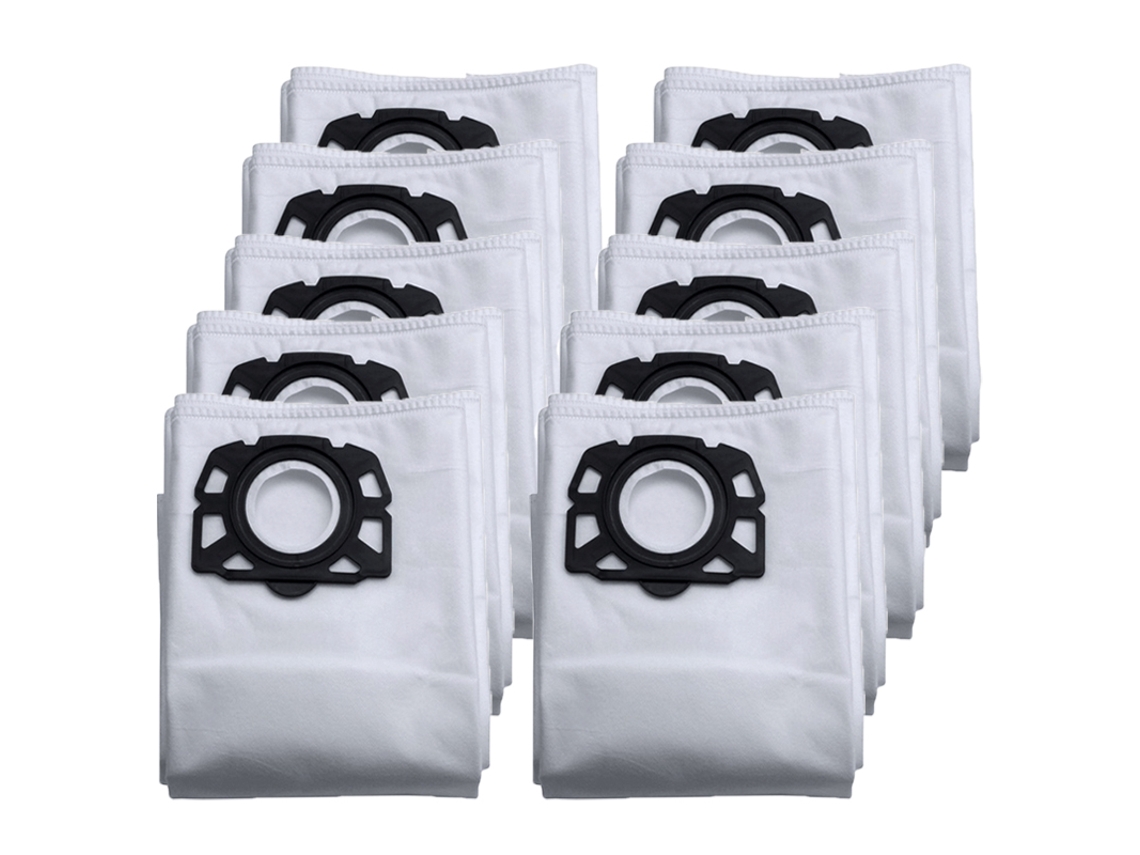 10 pçs/lote não-tecido saco de pó substituição para karcher wd4 wd5 wd6 premium mv4 mv5 mv6 2.863-005.0 2.863-006.0 sacos de lixo peças