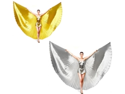 Asas de Dança do Ventre em várias cores de 1,4 m