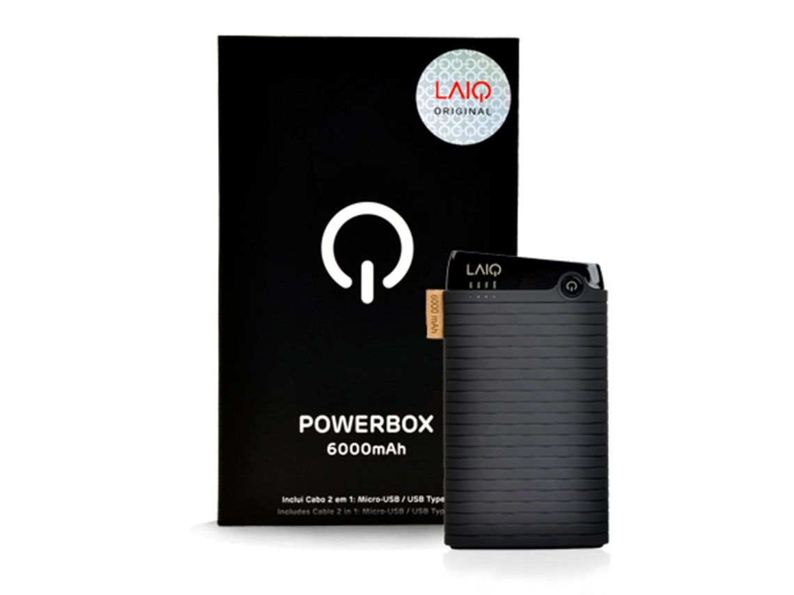 Power Bank LAIQ 6.000 LI-ION  2,1A