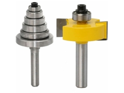 Fresadora rotativa com 6 rolamentos de 8mm para madeira profundidades múltiplas 28.6mm 22.2mm 19.05mm