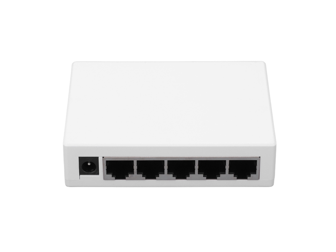 Laxiscreed Comutador De Rede Ethernet De 5 Portas, Plug And Play, Estável E Rápido Para Escritórios