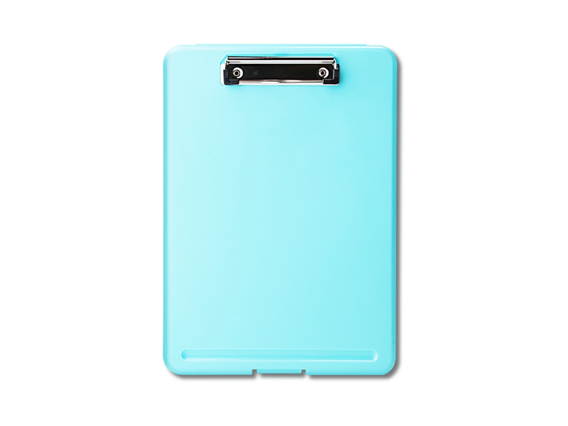 Tablero De Clip De Plástico Para Ahorro De Espacio Para Papeles, Exámenes Y Documentos Verde A4