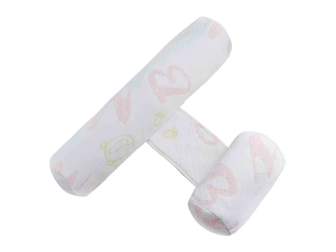 Almofada De Amamentação Chrui Almofada Lateral Para Encosto De Bebê, Removível E Lavável (rosa)