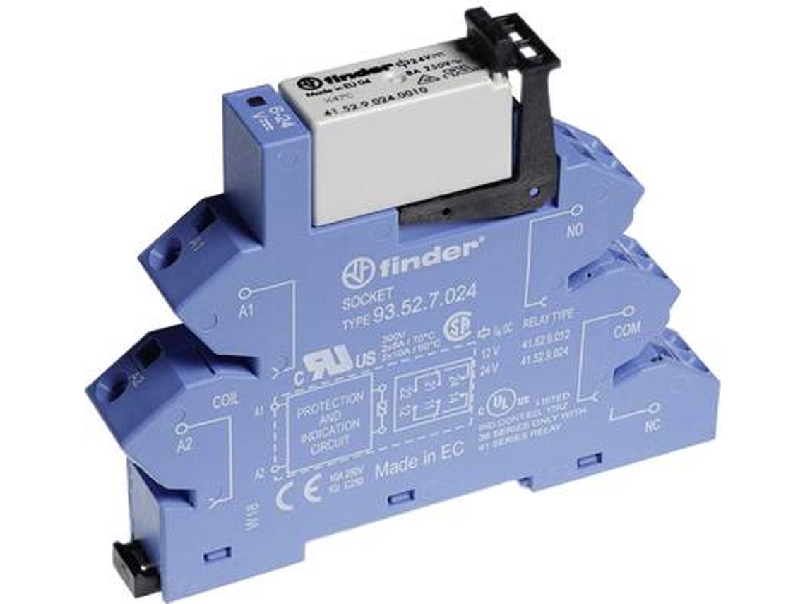 Koppelrelais 1 St. 24 V/dc 24 V/ac 8 A 2 Wechsler 38.62.0.024 Finder (386200240060)