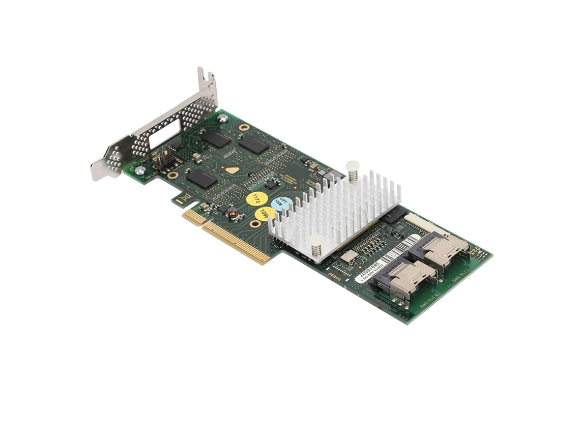 Placa De Controlador De Array D2616 Sas2108 Sata/sas Raid 6gbs 512m Cache Com Baffle Baixo