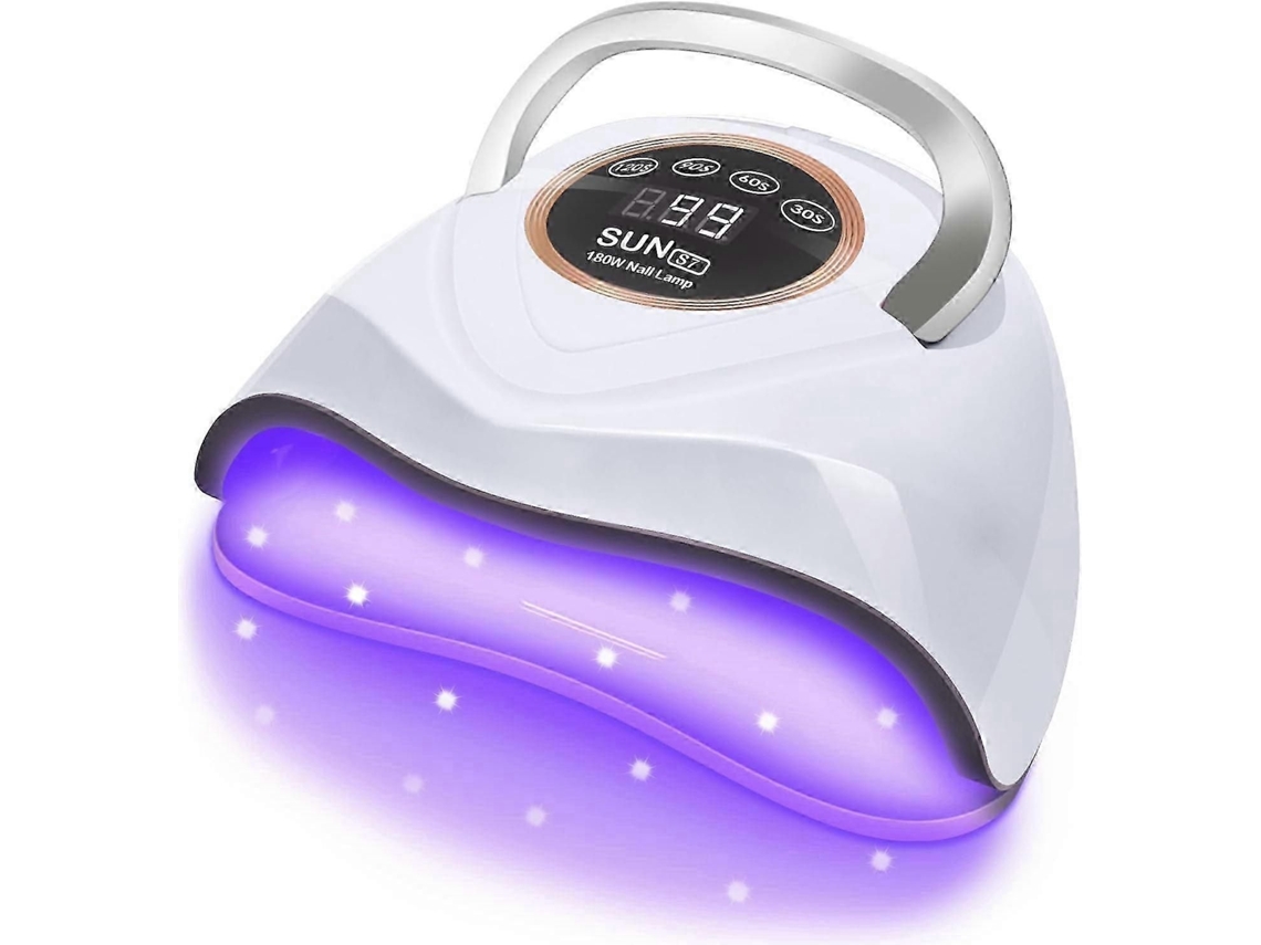 Lâmpada Uv/led Para Unhas, Com Ecrã Digital, Para Gel E Manicure, Elysve