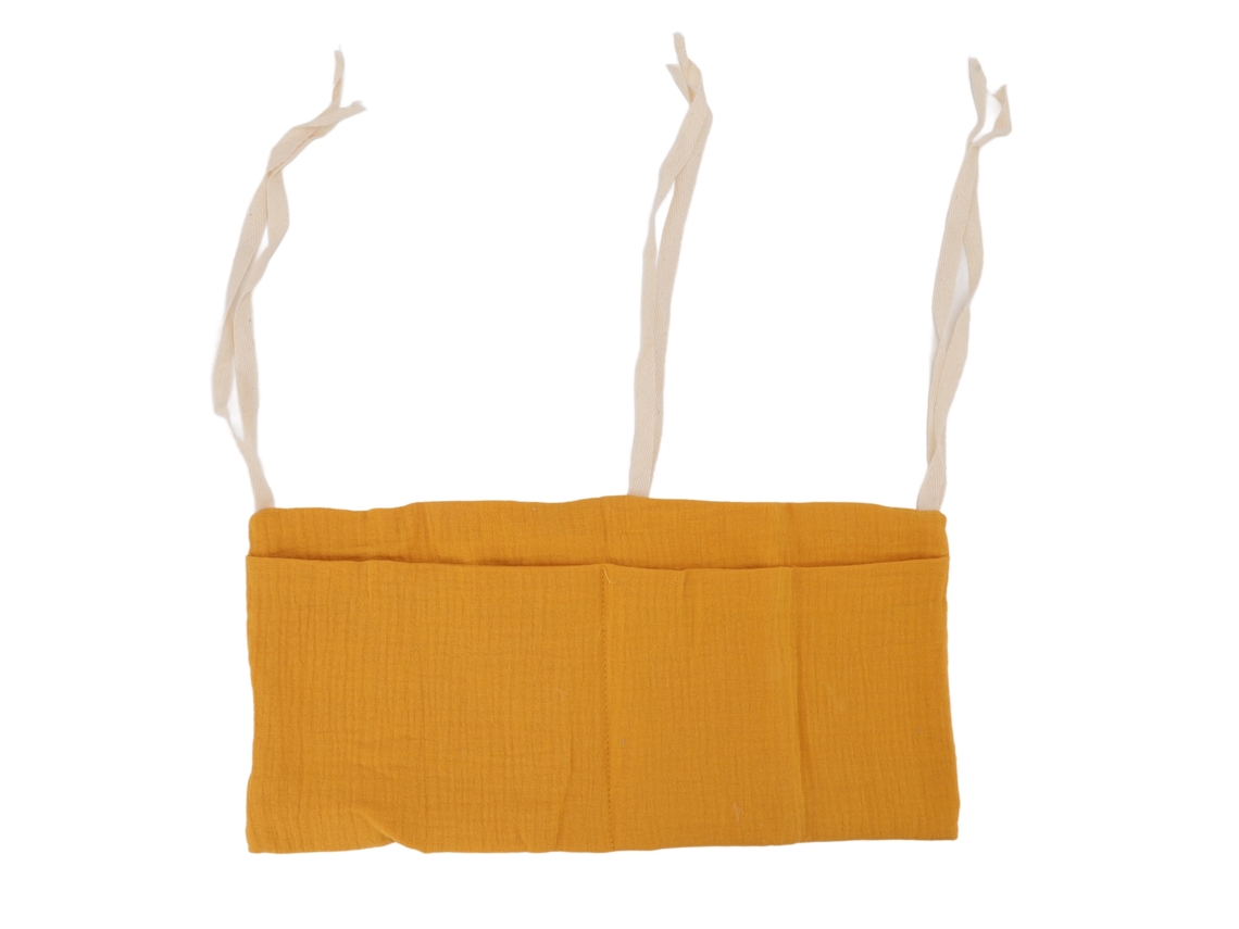 Bolsa para berço suspensa com 2 bolsos e alça ajustável, organizador de brinquedos para berço da Ginger.