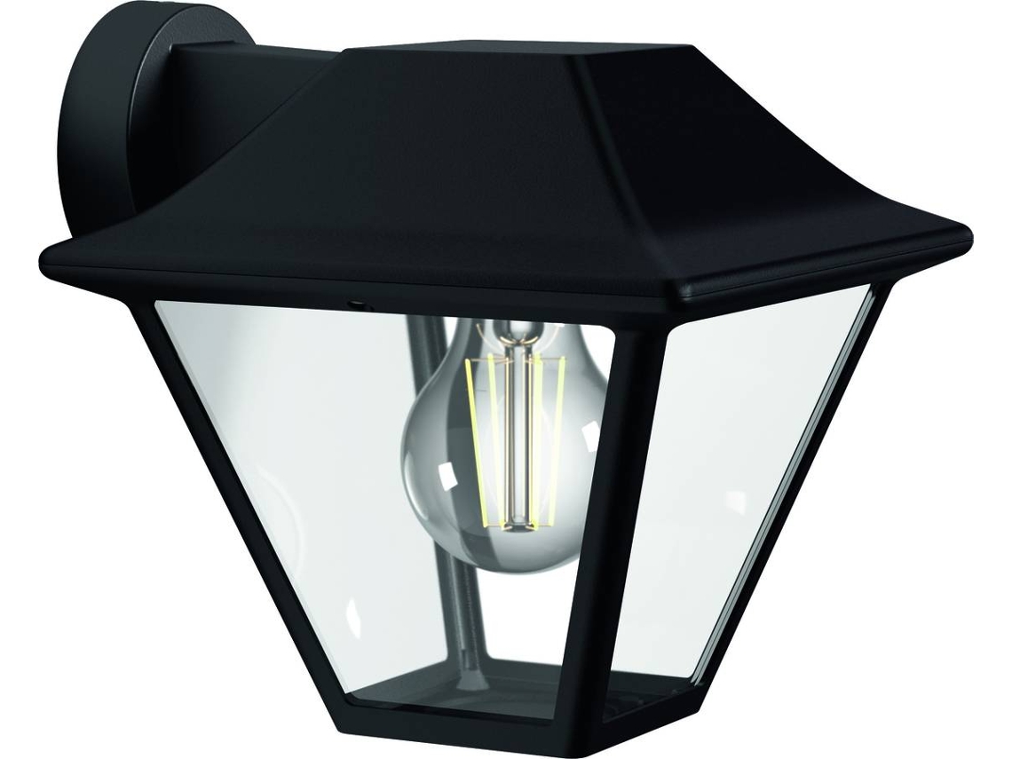Candeeiro Exterior de Parede PHILIPS Alpenglow Down Preto