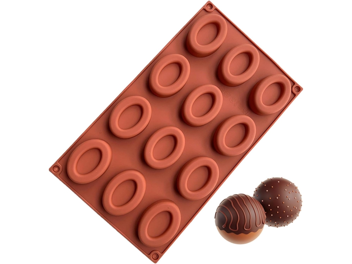 Forma De Silicone Biscoitos | Forma Com 12 Cavidades Fazer Biscoitos