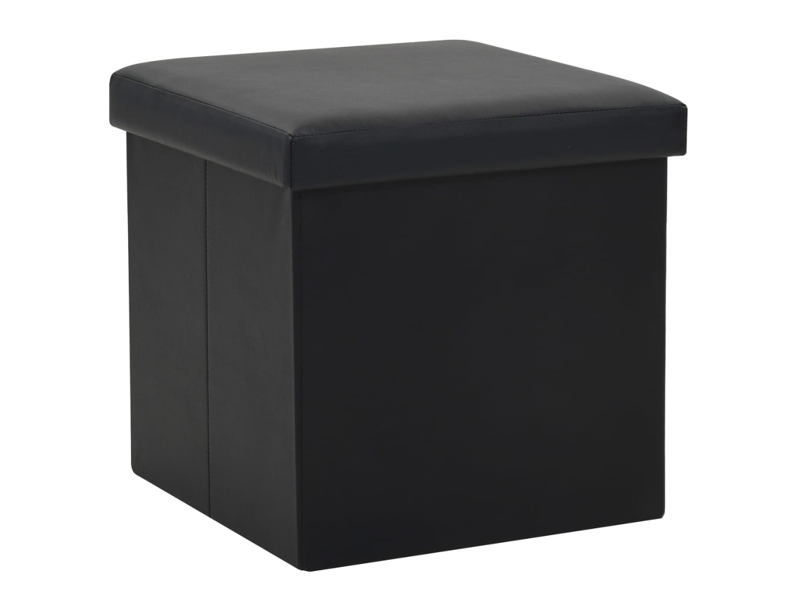Storage Stool, Storage Stools Vidaxl Preto Tecido (n/a)