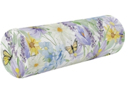 Almofada Decorativa Infantil Cilíndrica Zíper Suporte Ergonômico Fácil de Limpar Ideal para Viagens, Casa e