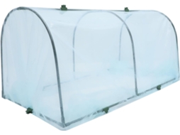 Kit de Estufa Transparente Inoomp com Estrutura de Ferro e Filme Pp. Fácil Montagem para Flores e Plantas de Jardim. CHABERLU