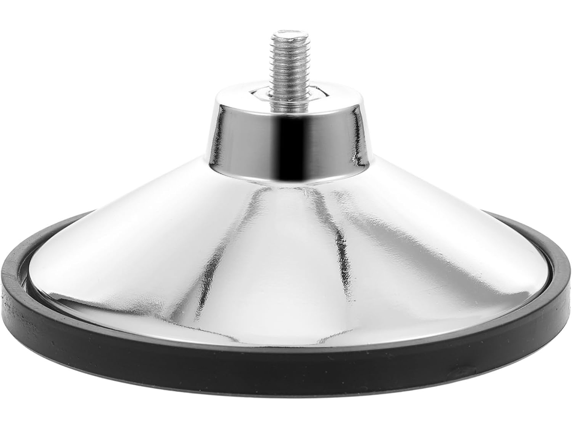 Pé De Mesa Pebolim Ajustável Com Nivelamento Por Parafuso, Material Plástico E Metal, Para Mesa