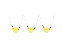 3 Conjuntos Ninho de Banana Quente para Inverno Hamster Gaiola Pendente Cama Dormitório Amarelo | S/MARCA