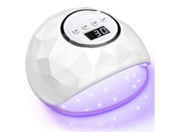 Lâmpada de LED UV para unhas, secagem mais rápida para esmalte em gel, lâmpada de cura de unhas com 4 temporizadores, sensor automático e visor.