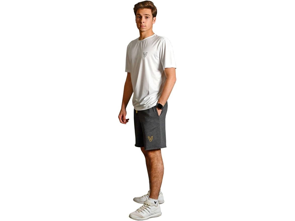 Calções de Homem VOLT PADEL Casual Cinza Escuro para Padel (Outlet Caixa Aberta - Tamanho: S)