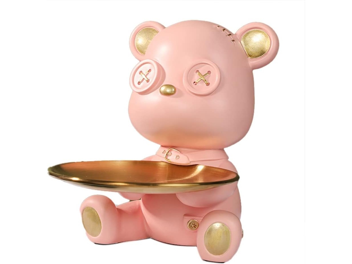 Bandeja Decorativa Com Urso Nórdico, Porta Chaves, Decoração Inspirada Em Séries De Tv, Decoração Em Gokoco