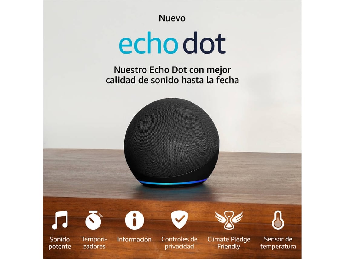 Assistente inteligente ECHO Dot 5 (Alexa - Preto)