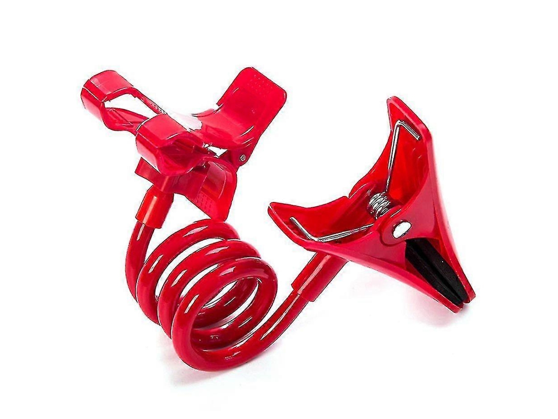 Suporte Universal Para Celular Flexível Ajustável Com Haste - 1 Peça - Vermelho
