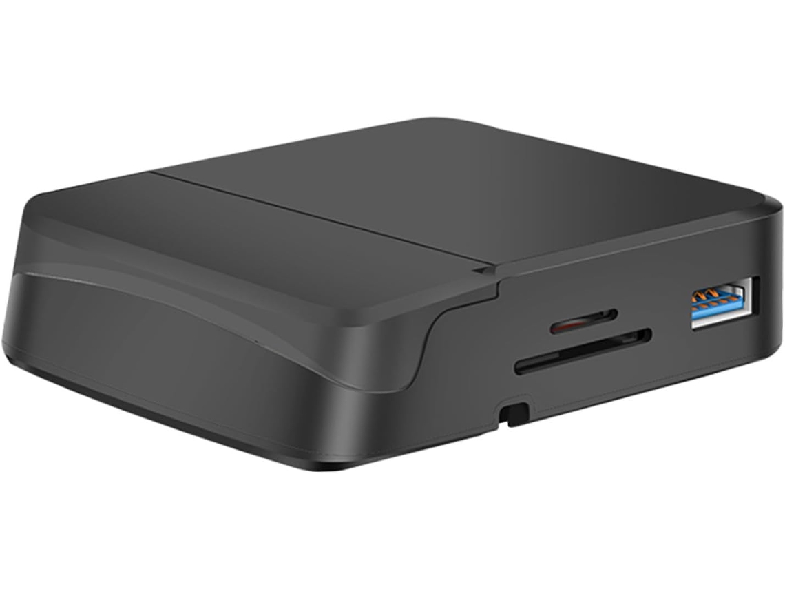 Hub Usb-c Multiportas 8 Em 1 Com Suporte Para Celular, Carregamento