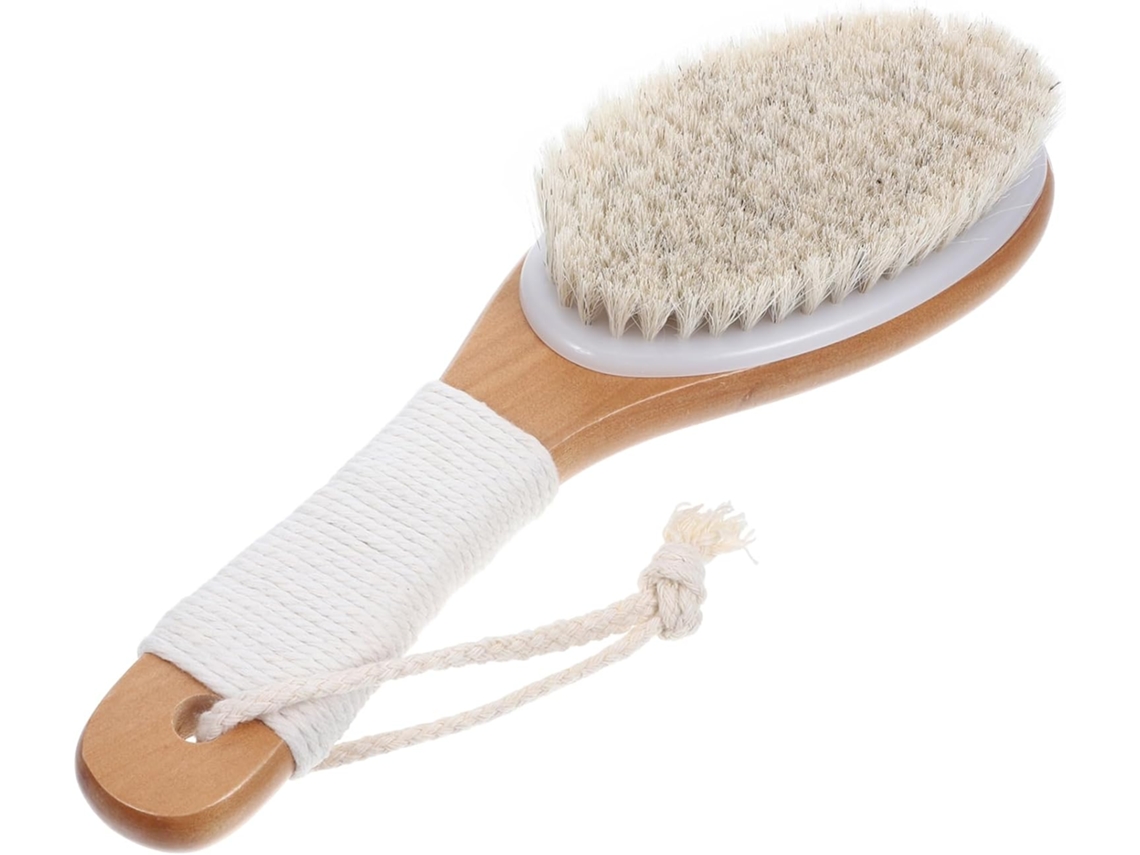 Escova De Banho Esfoliante Corporal Com Cabo Portátil Para E Corpo