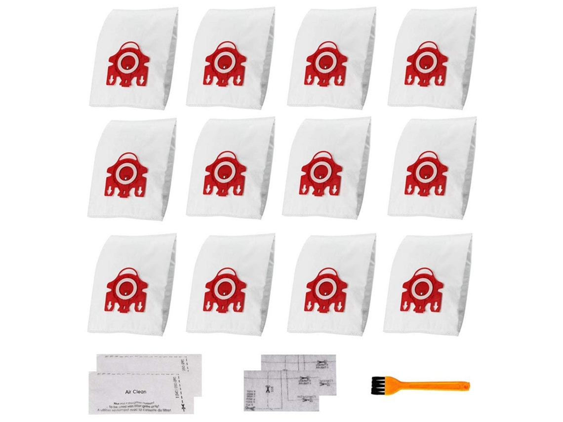 17 sacos de pó para aspiradores de pó Miele FJM AirClean 3D Efficiency Canister