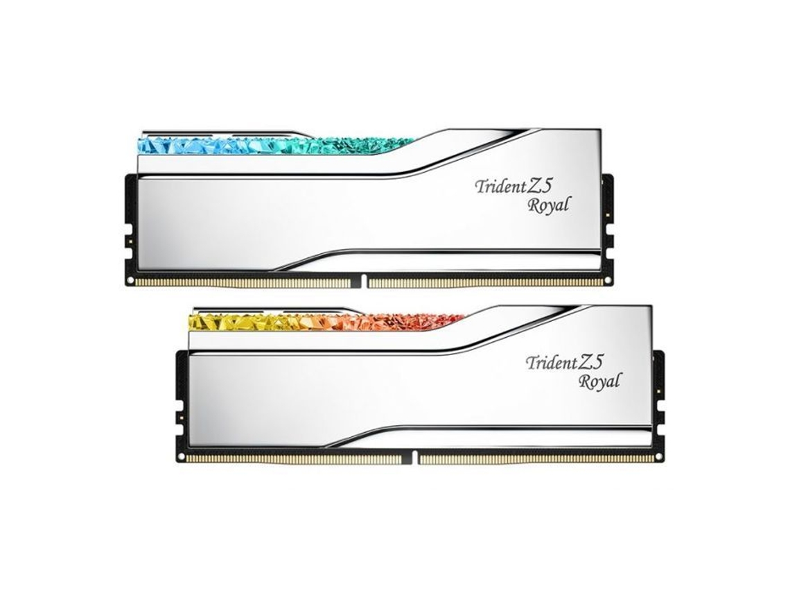 Memória Pc Portátil G.SKILL Trident Z5 Royal Rgb Ddr5 2 X 16 Go 8 000 Mhz Cl38 1,4 V F5 8000j3848g16gx2 Tr5s