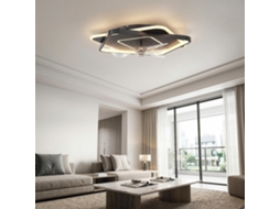 Ventilador De Teto Com Luz E Controlo Remoto, Refrescador Superior-cobertura Led 6 Velocidades, 3 Temperaturas Cor