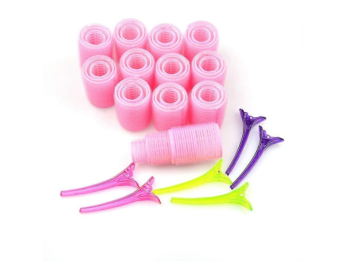Conjunto De 36 Peças Modeladores Cachos Em Nylon Com Presilhas.