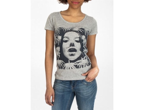 T-Shirt de Mulher ONLY LICENCE Only Circus Les Miss Algodão Cinzento (S)