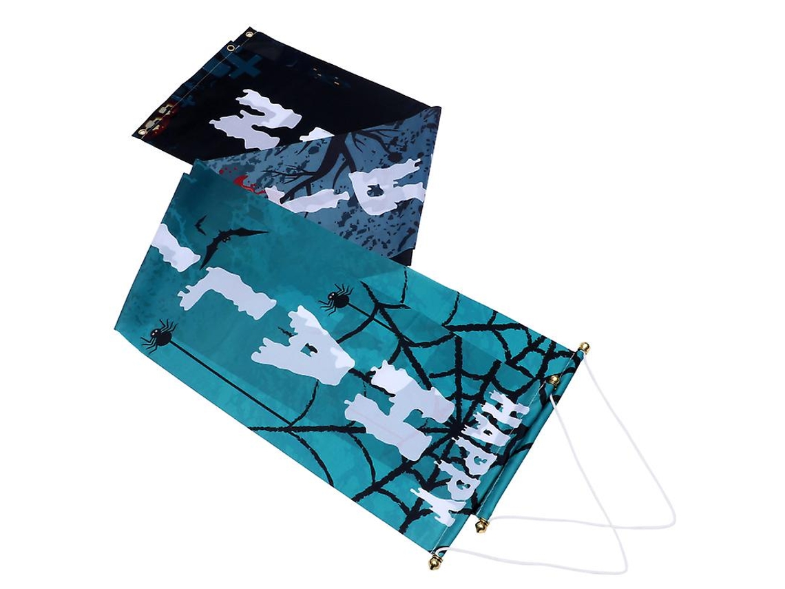 1 Par de Bandeira Suspensa Ao Ar Livre para Decoração de Halloween ALLINLESS
