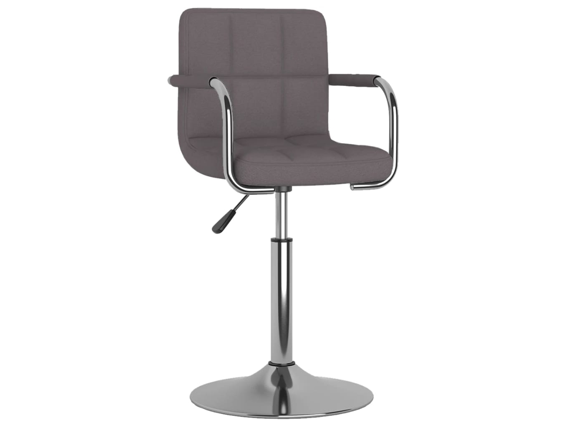 Dining Chair, Dining Chairs Vidaxl Cinzento-acastanhado Tecido (n/a)