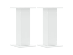 Speaker Stand, Speaker Stands Vidaxl Branco Madeira Processada (30 X 30 X 60 Cm)