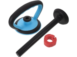 Barra Kettlebell Ajustável, Azul, Design Portátil E Material Pp/tpr,