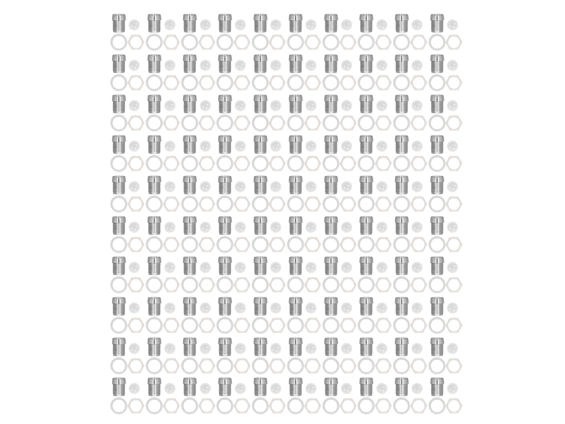 Hkj 100 Peças Suporte Led 10mm Clip de Montagem em Painel Plástico para Diodos Emissores de Luz