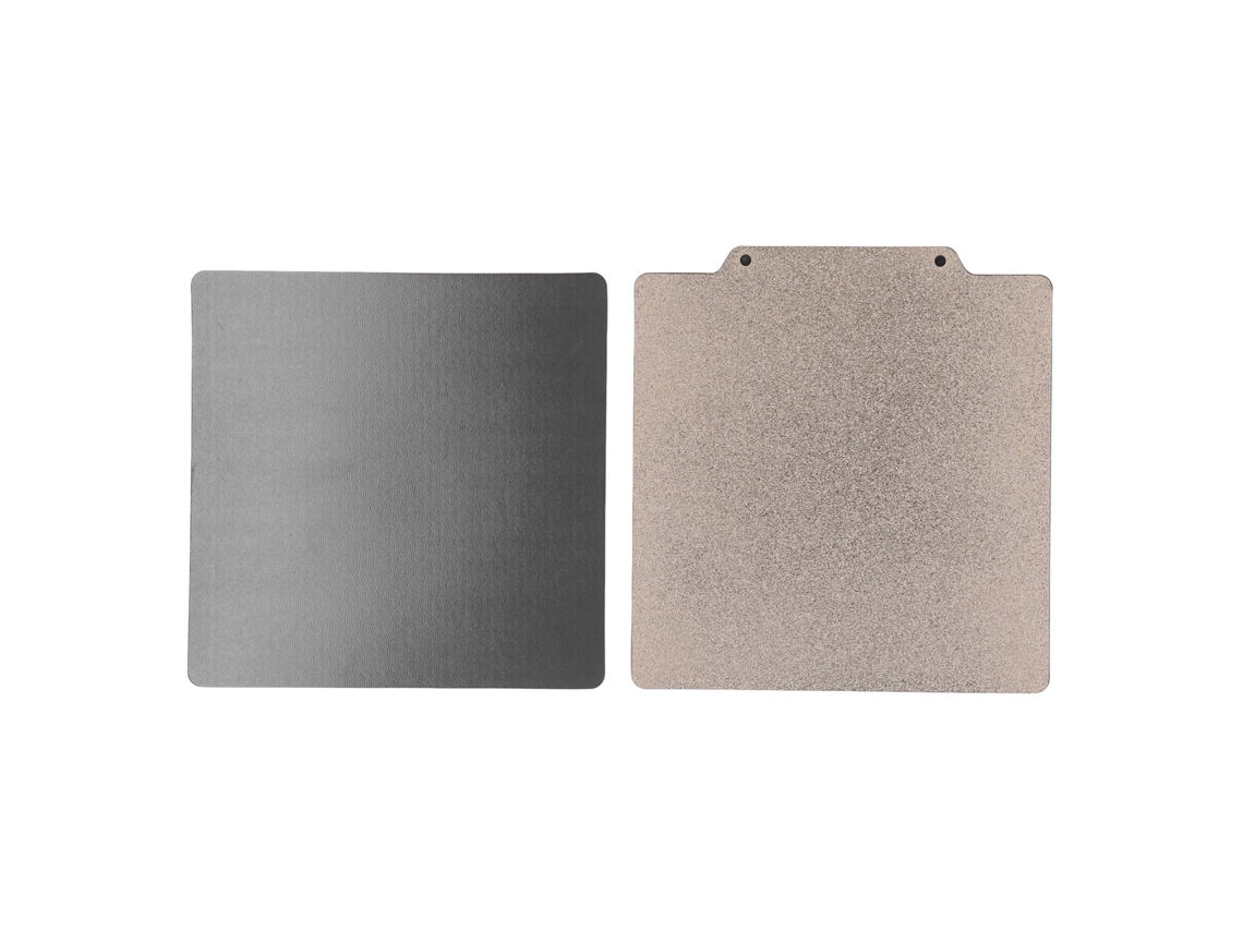 Prato De Construção De Impressora 3d De Aço Mola Com Pei Pet Carbono Liso Texturizado Base Magnética 120x120mm Para Voron