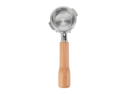 Portafiltro LAXISCREED 58mm Aço Inox com Cabo de Madeira