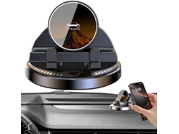 Suporte Genérico Para Smartphone De Carro 15w Carregamento Rápido Sem Fio Com Rotação 360° Carregador Veicular