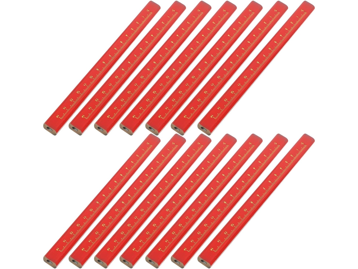 100 Pièces For Woodworking Octagonal Hard Wood Marking Carpenter With