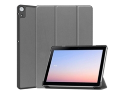 Capa de couro com textura Custer da Webake 3 dobras para tablet Docomo Dtab D 51c