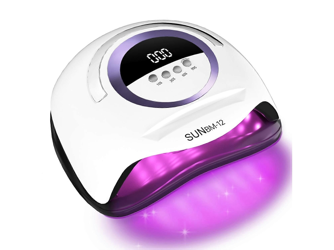 Lâmpada Uv de 280 W Compatível com Unhas, 66 Leds, Secador Unhas 4 Temporizadores, Secagem Esmalte em Gel Sensor Intelig GOKOCO