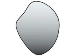 Wall Mirror, Wall Mirrors Vidaxl Preto Vidro (50 X 40 Cm)